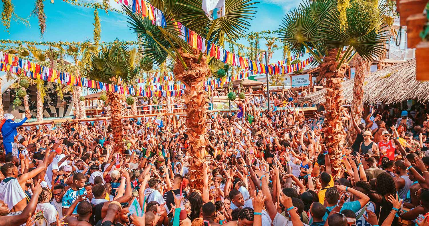 Daytime party at Fresh Island Festival