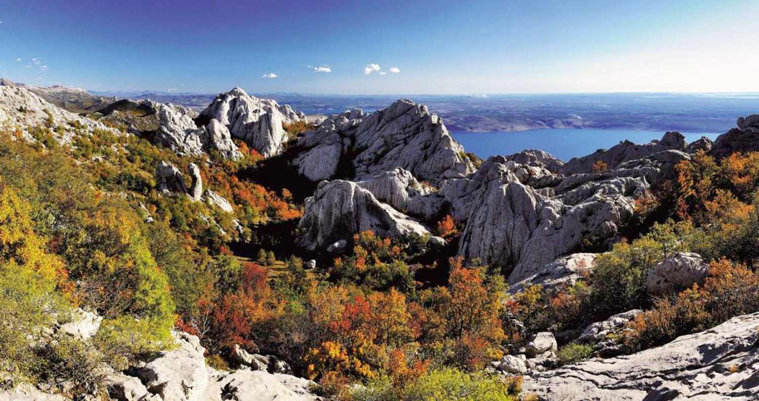 landscape view of Paklenica National Park