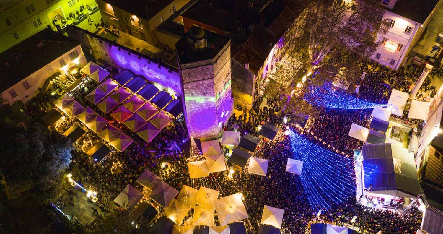 Christmas market zadar