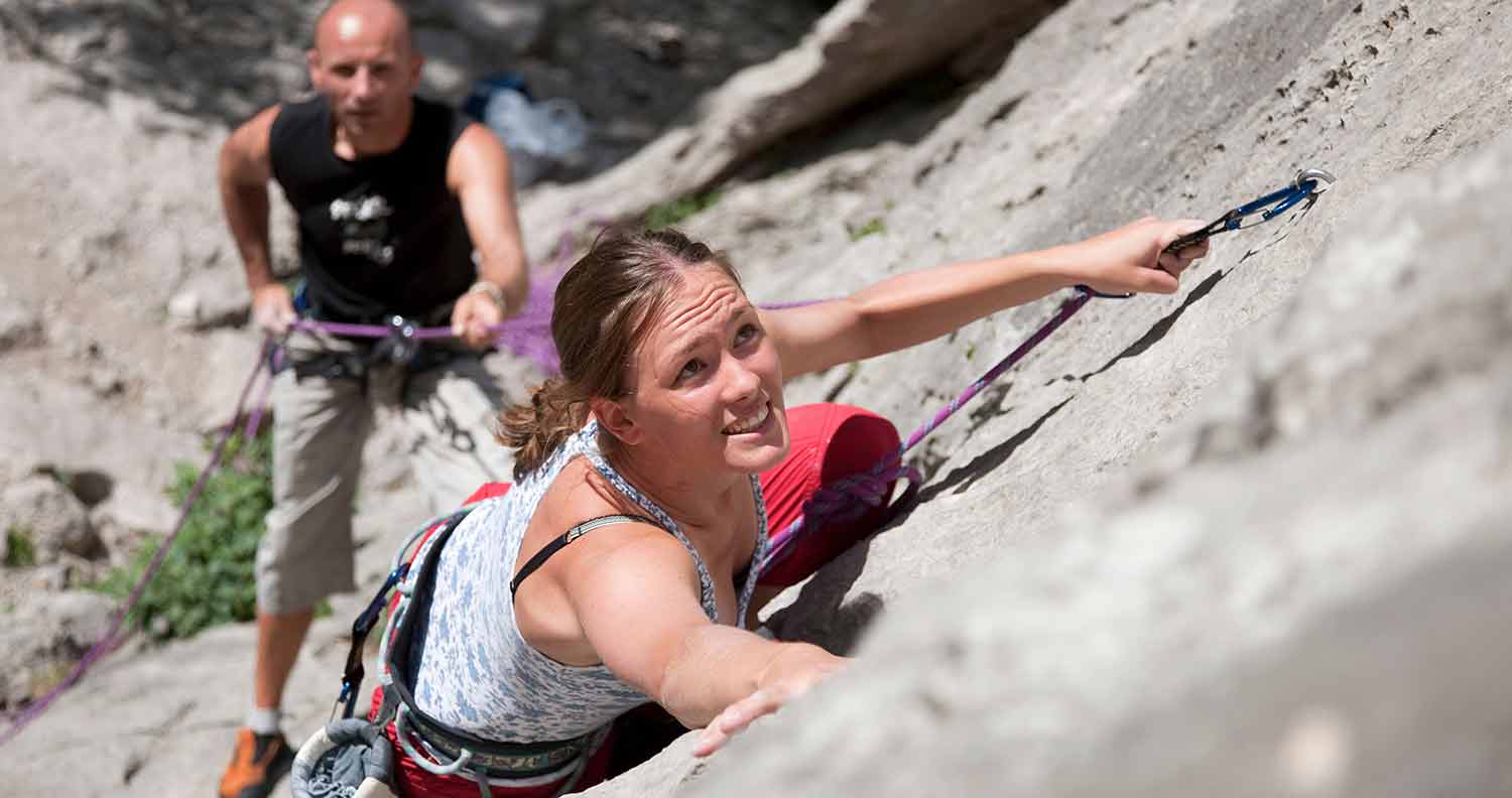 Climbing in novalja