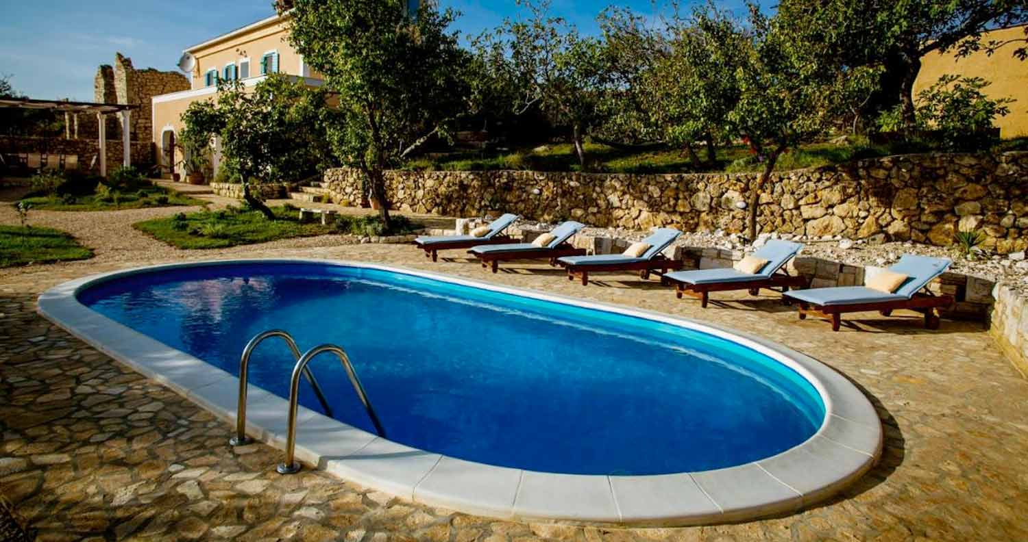 novalja apartments with pool