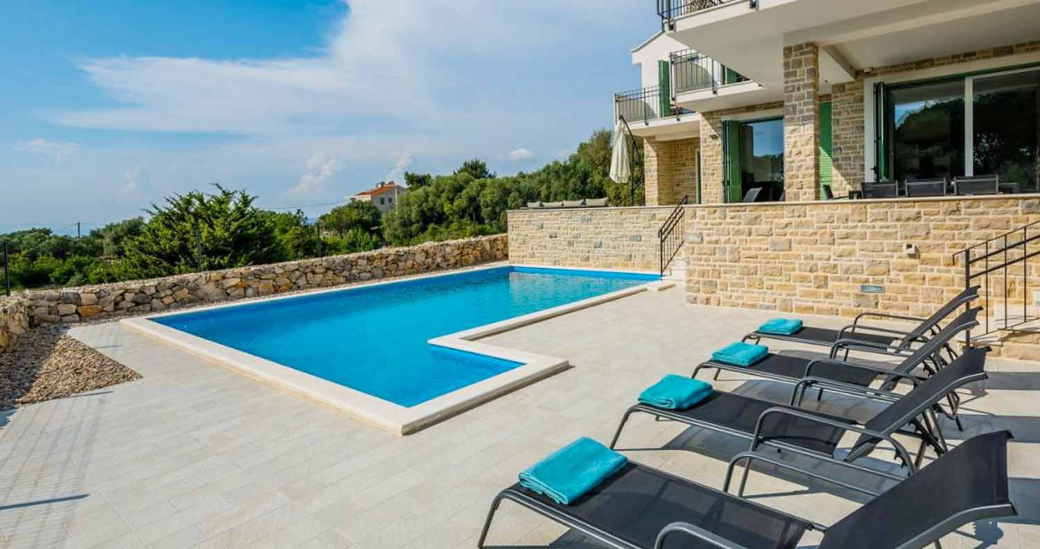 Novalja villa with private pool